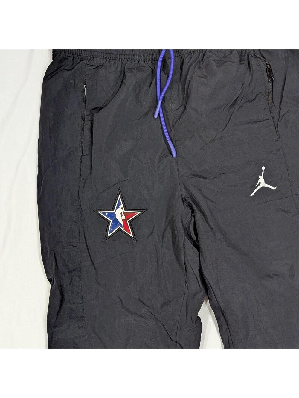 Jordan NBA All-Star 2024 Courtside Pants — Black — Medium(Tag L) — New - Picture 3 of 9